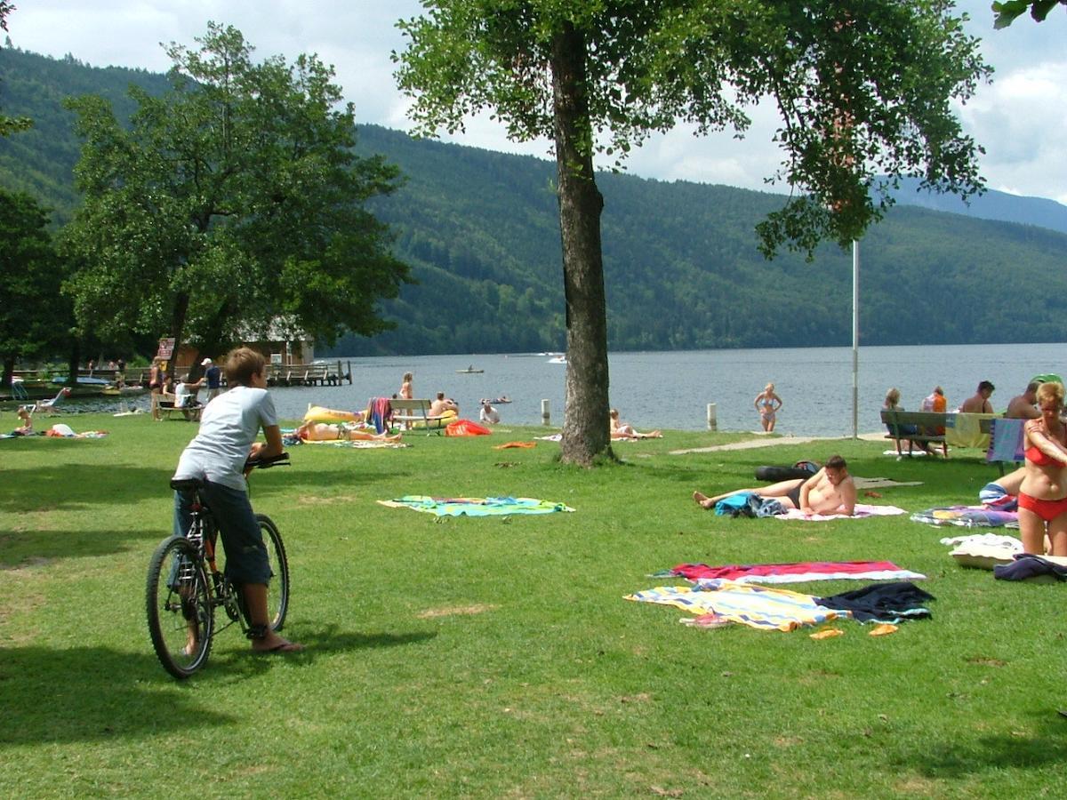 Camping Chalets Brunner Am See Villa Döbriach Exterior foto
