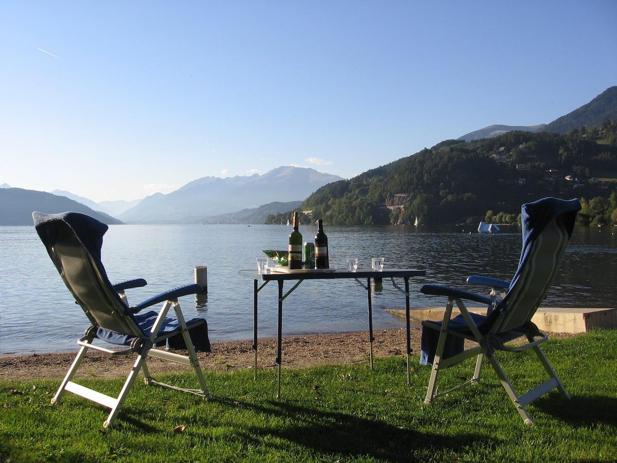 Camping Chalets Brunner Am See Villa Döbriach Exterior foto